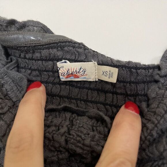 FAHERTY Gauzy gray long jumpsuit size XS - Picture 5 of 6